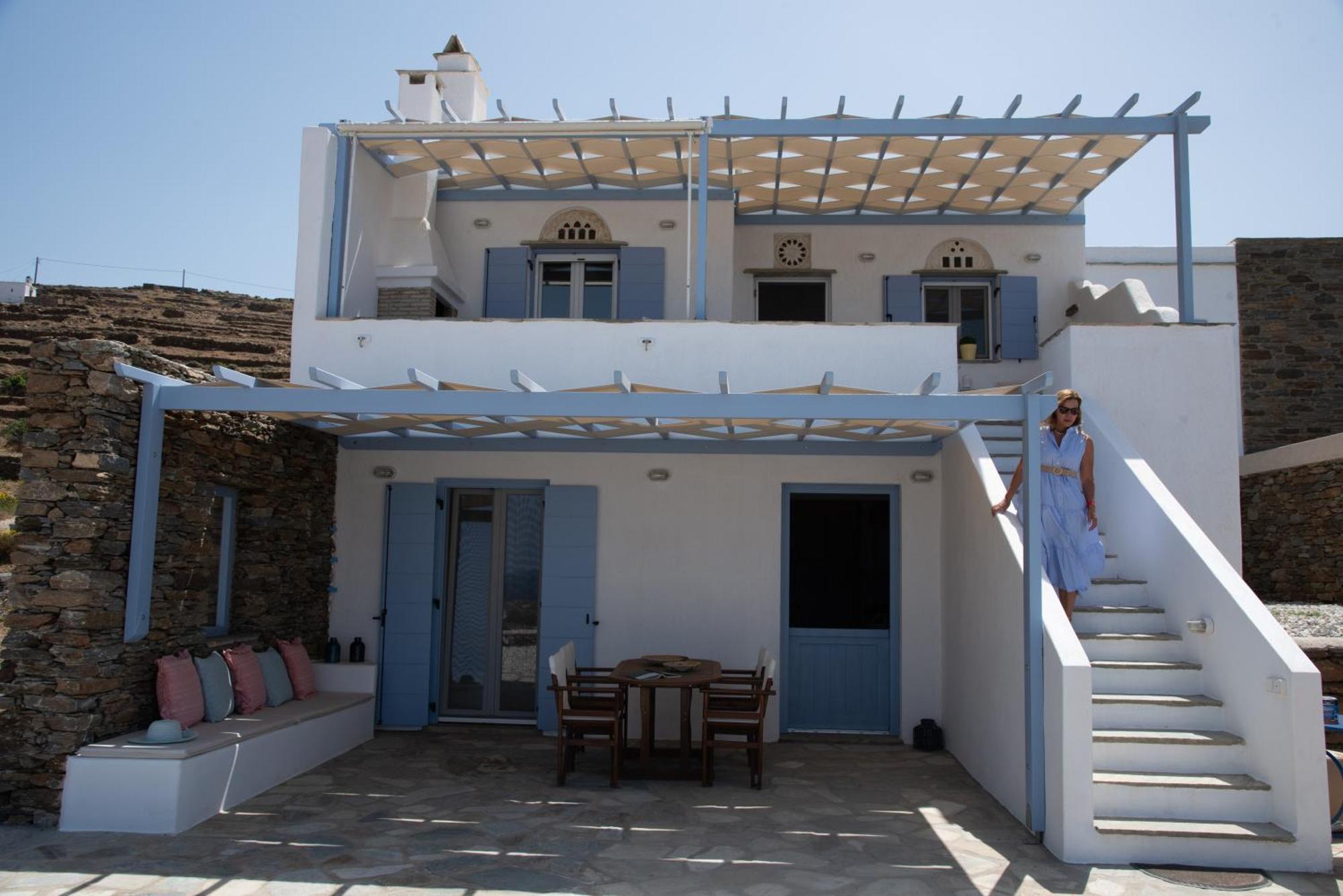 Iliopetra Residence Agios Romanos ภายนอก รูปภาพ