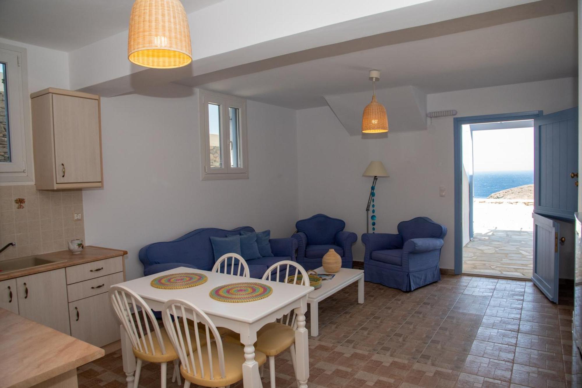 Iliopetra Residence Agios Romanos ภายนอก รูปภาพ
