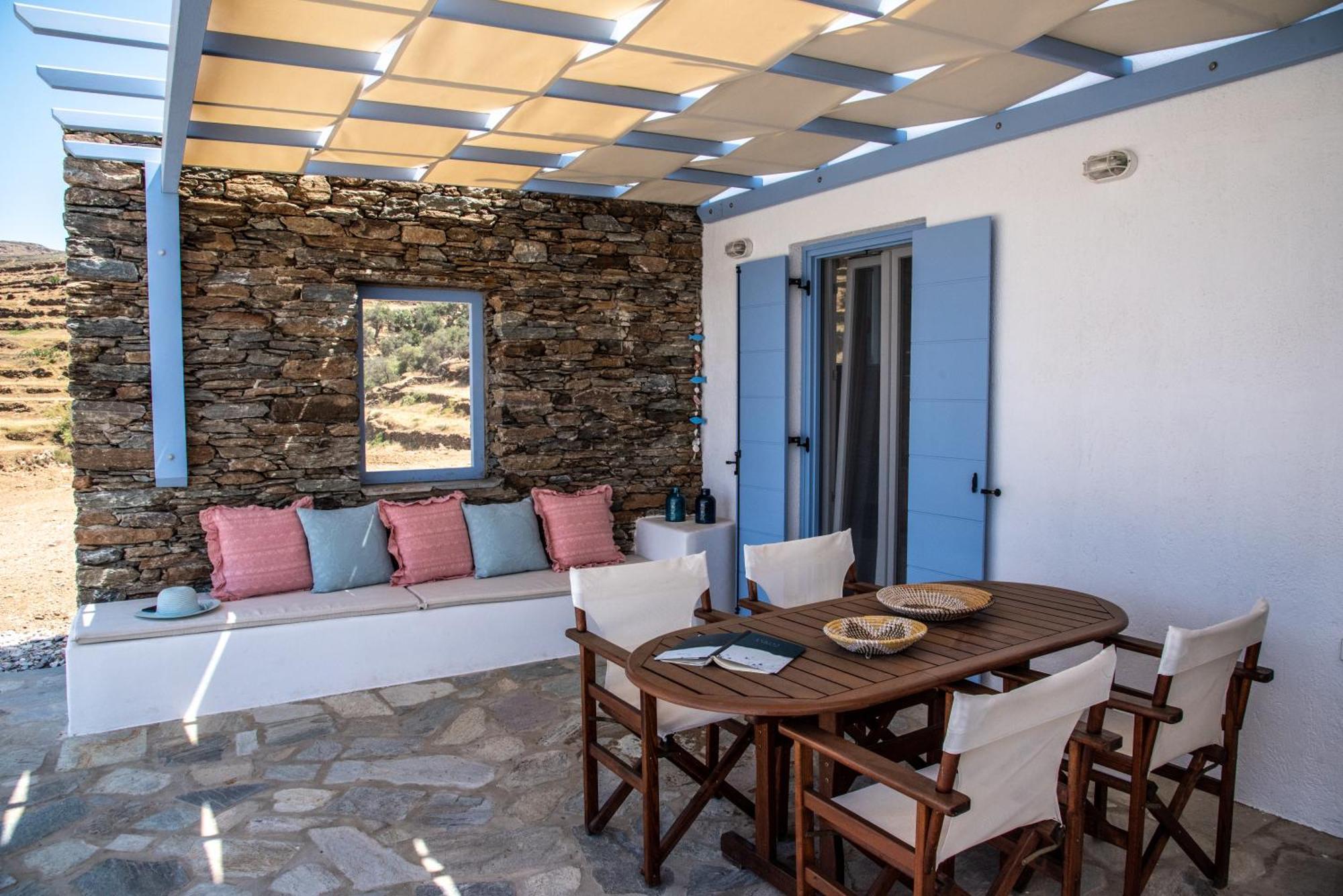 Iliopetra Residence Agios Romanos ภายนอก รูปภาพ